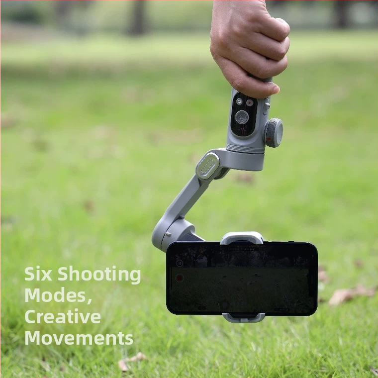 Smart X Pro išmaniojo telefono 3-asis stabilizatorius – rankinis, ABS, prieš drebulę