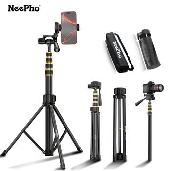 DSLR grindinis stovas NP-2688 iš Neepho, 3D gimball, aliuminio lydinys, 5 sekcijų, apkrova 2–5 kg (greito atleidimo plokštelė)