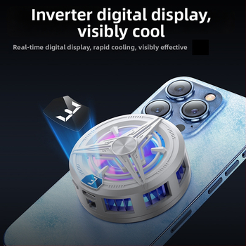 Chladič na telefón s zadným klipom a dvojjadrovým polovodičovým chladením, SR02, 20W, 75g