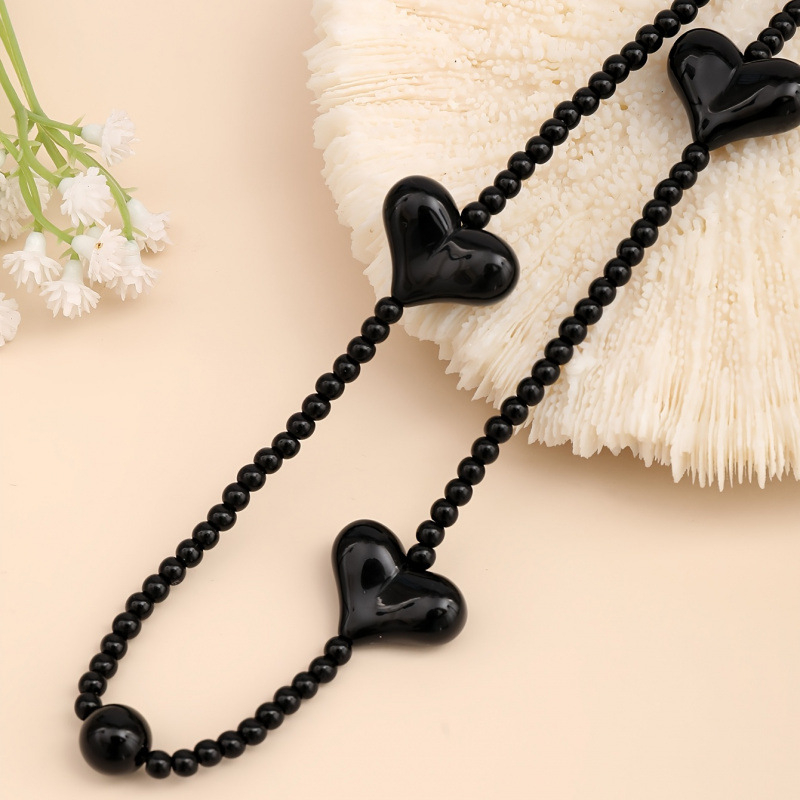 Srcolik lanac za telefon – lagan i sjajan, od plastike; artikl jd601099512580061; viseća etiketa; rekviziti za dekoriranje prostora