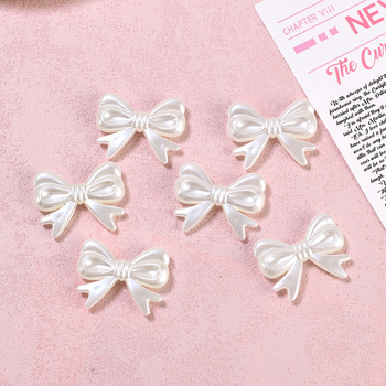 Dekorativni dodaci za mobitel – Akrilne kuglice s leptir mašnicom, moderan stil, Fund brand, porijeklo Yiwu, proljeće 2025