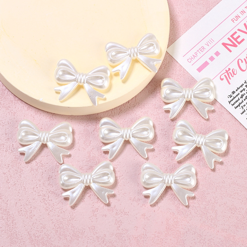 Dekorativni dodaci za mobitel – Akrilne kuglice s leptir mašnicom, moderan stil, Fund brand, porijeklo Yiwu, proljeće 2025