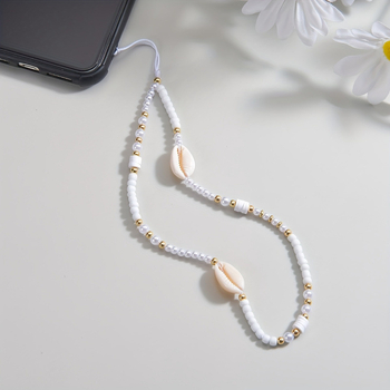 Privjesak za telefon - keramički tkani školjkaški plažni stil, model B9108, broj proizvoda jd601099552007729, rekviziti za uređenje prostora