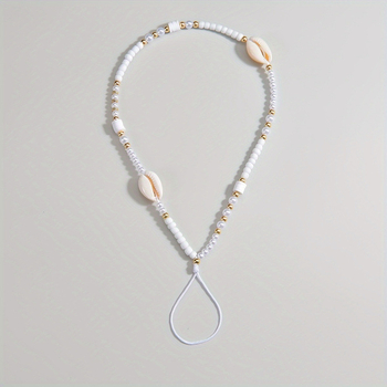 Privjesak za telefon - keramički tkani školjkaški plažni stil, model B9108, broj proizvoda jd601099552007729, rekviziti za uređenje prostora