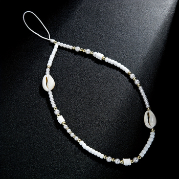 Privjesak za telefon - keramički tkani školjkaški plažni stil, model B9108, broj proizvoda jd601099552007729, rekviziti za uređenje prostora