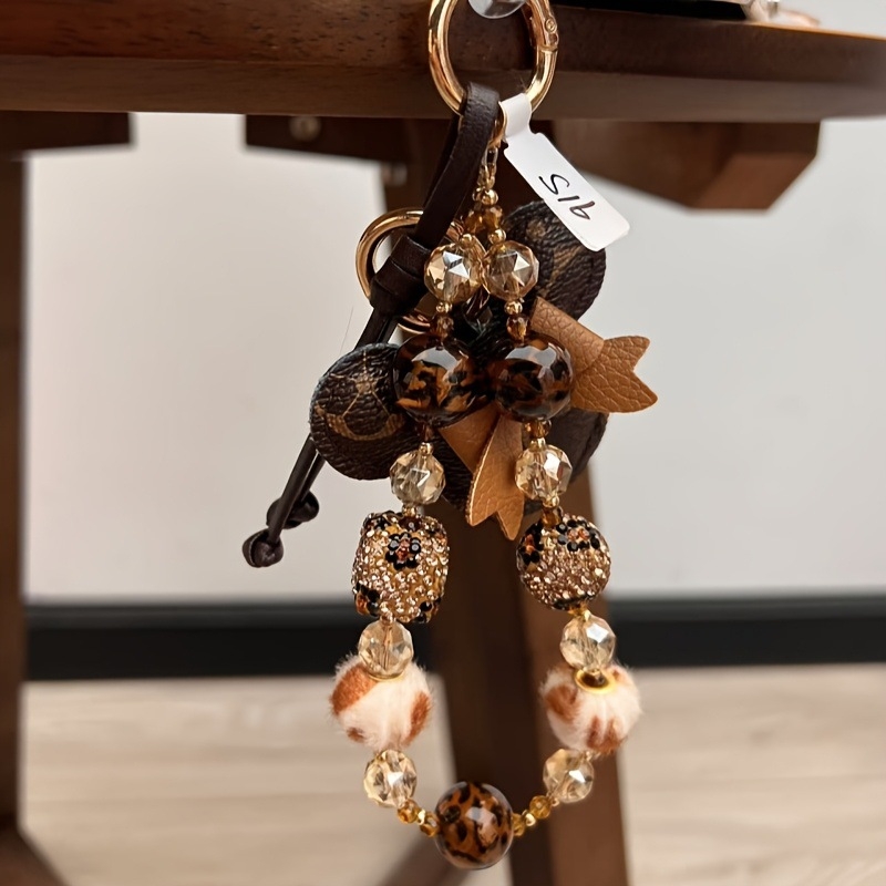 Akrilna viseća etiketa s leopard uzorkom za dekoraciju prostora