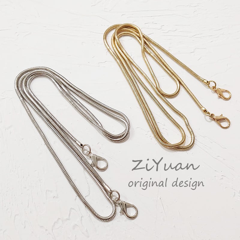 Príväzok na mobil s kovovou hadou reťazou, štíhla kruhová šnúrka, univerzálna dvojhlavá spona, unisex dizajn