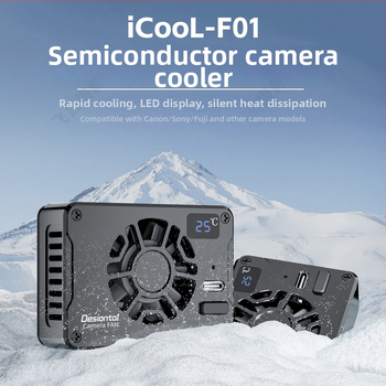 Kamera radiatoriaus korpusas iš aliuminio lydinio, modelis F01, išmanus temperatūros reguliavimas, tylus aušinimo ventiliatorius, svoris 130 g