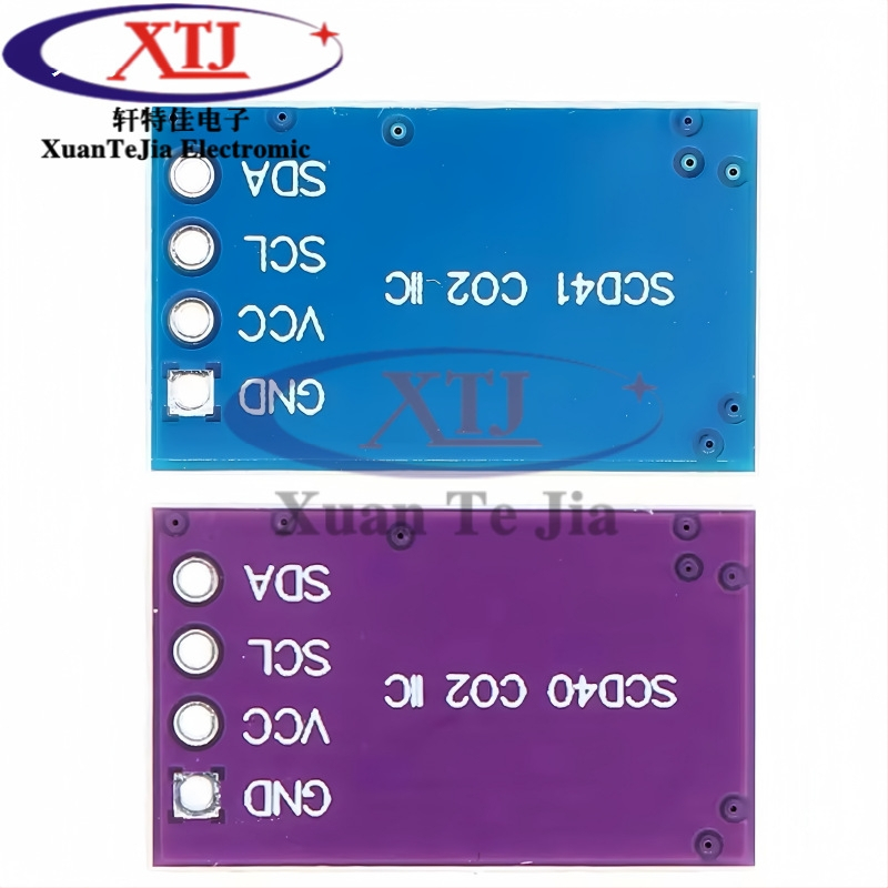 SCD40/SCD41 gāzes sensora modulis CO2, temperatūru un mitrumu, I2C interfeiss