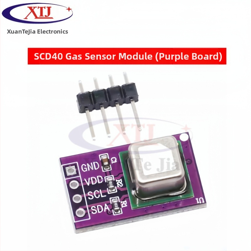 SCD40/SCD41 plynový senzor modul pre CO2, teplotu a vlhkosť, I2C rozhranie