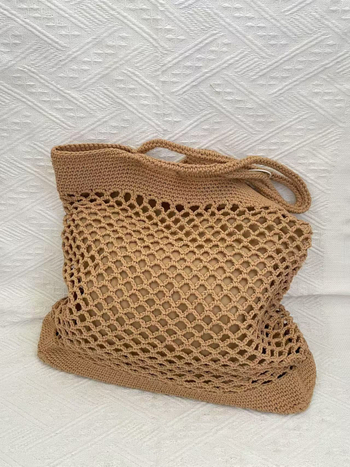 Torba za ruke, gradski minimalistički stil, pamuk, vodoravni pravokutni oblik, zatvaranje zipom, unutarnje pretince sa zipom