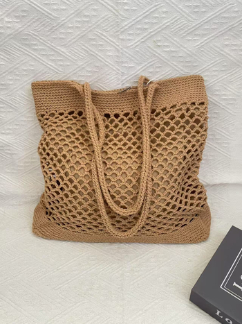 Torba za ruke, gradski minimalistički stil, pamuk, vodoravni pravokutni oblik, zatvaranje zipom, unutarnje pretince sa zipom