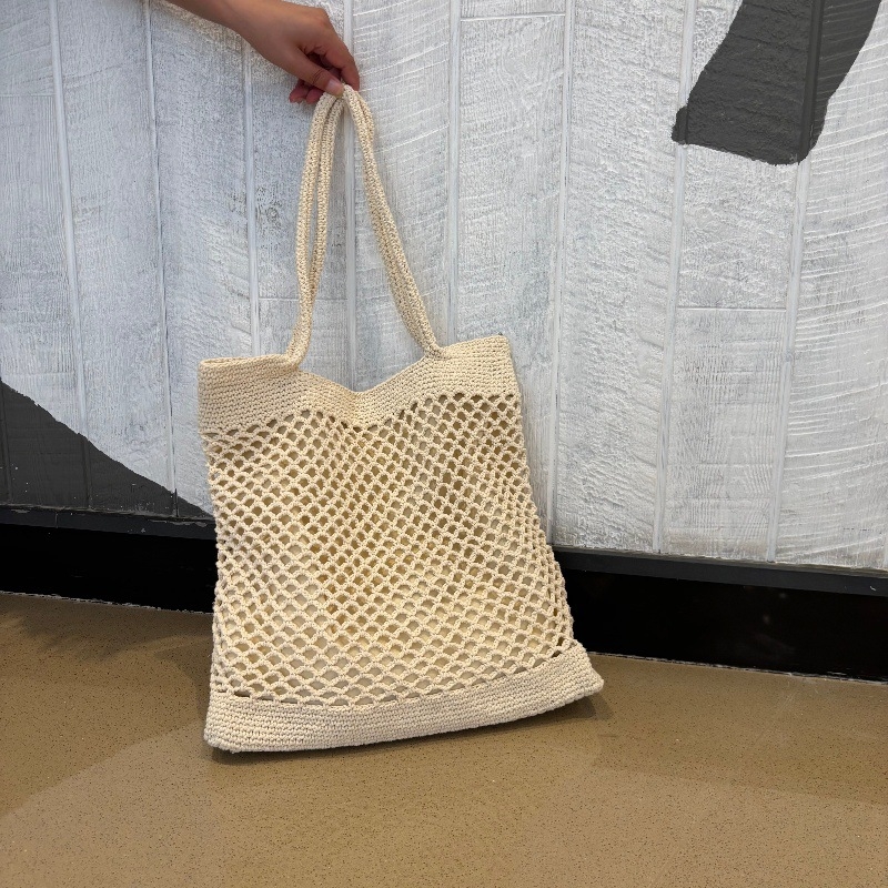 Torba za ruke, gradski minimalistički stil, pamuk, vodoravni pravokutni oblik, zatvaranje zipom, unutarnje pretince sa zipom