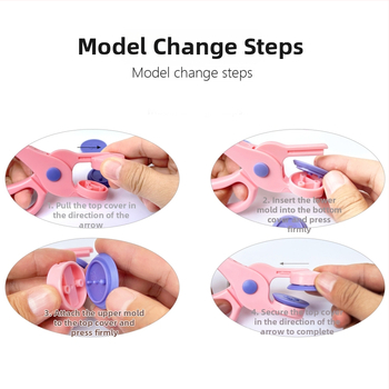 Sada embosovacích pečiatok pre deti - DIY remeslá pre materskú školu a denník - ABS materiál