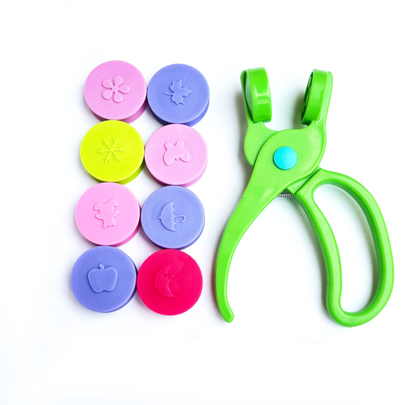 Sada embosovacích pečiatok pre deti - DIY remeslá pre materskú školu a denník - ABS materiál