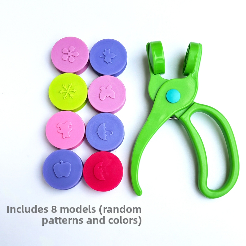 Sada embosovacích pečiatok pre deti - DIY remeslá pre materskú školu a denník - ABS materiál