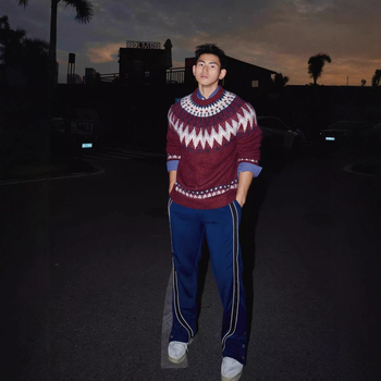 Pletena majica s okruglim izrezom, Argyle uzorak, udoban kroj, tkanina od pamukove smjese (95% poliester), jesen-zima