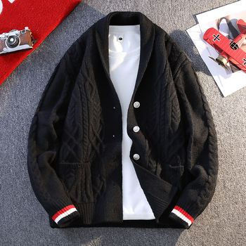 Korejskog stila ležerno krojena pletena košulja s V izrezom, akrilni materijal, jesen 2025