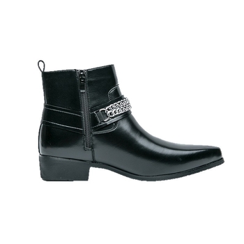 Pánske Chelsea topánky s okrúhlym nosom, vrchnok z veluru, gumová podrážka, nízka výška šachty, nízka päta