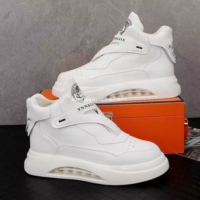 Muške loaferice s zračnim jastučićem – slip-on s Velcro zatvaranjem, casual kožne tenisice za ljeto, gumeni potplat, niski šev