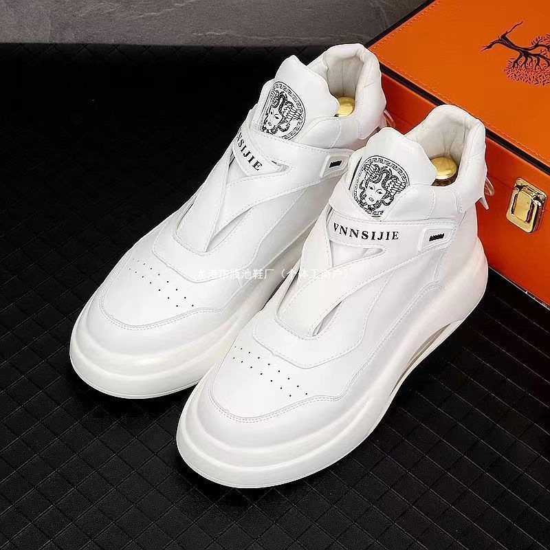 Muške loaferice s zračnim jastučićem – slip-on s Velcro zatvaranjem, casual kožne tenisice za ljeto, gumeni potplat, niski šev