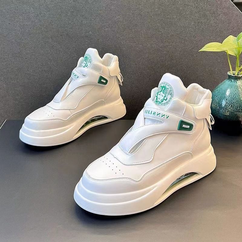 Muške loaferice s zračnim jastučićem – slip-on s Velcro zatvaranjem, casual kožne tenisice za ljeto, gumeni potplat, niski šev