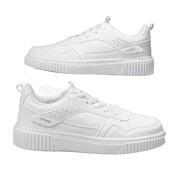 Muške skate tenisice s Microfiber gornjim dijelom, niski profil, peta 3–5 cm, vezanje šnalama, spojena podloga