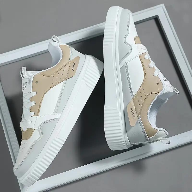 Muške skate tenisice s Microfiber gornjim dijelom, niski profil, peta 3–5 cm, vezanje šnalama, spojena podloga