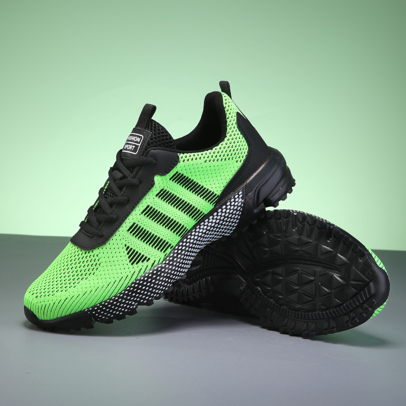 Unisex sportske tenisice za outdoor trčanje s mrežastim gornjim dijelom, prozračne, lagane, EVA đon, protuklizne, niski kroj, vezanje sprijeda