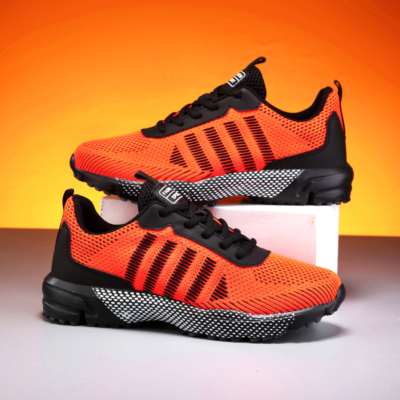 Unisex sportske tenisice za outdoor trčanje s mrežastim gornjim dijelom, prozračne, lagane, EVA đon, protuklizne, niski kroj, vezanje sprijeda