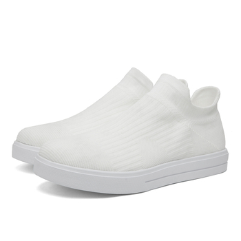 Unisex Slip-On Flyknit tenisice, prozračan gornji dio, casual-sportske, niski kroj, MD đon, okrugli prst