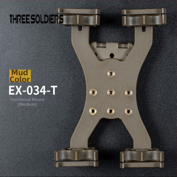 CS taktický klip na model s rozširovacou funkciou, ABS materiál, Ex-034, pre outdoorové športy, unisex