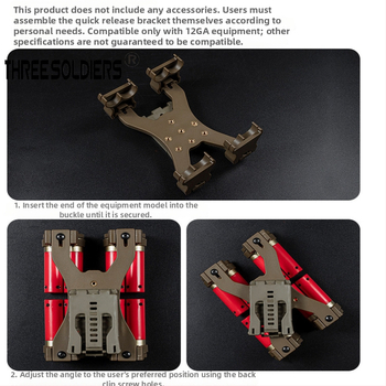 CS taktický klip na model s rozširovacou funkciou, ABS materiál, Ex-034, pre outdoorové športy, unisex