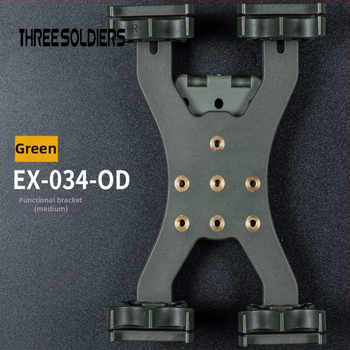 CS taktický klip na model s rozširovacou funkciou, ABS materiál, Ex-034, pre outdoorové športy, unisex