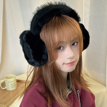 Ženske zimske plišane zaštitne za uši za vožnju biciklom, tople i otporne na vjetar