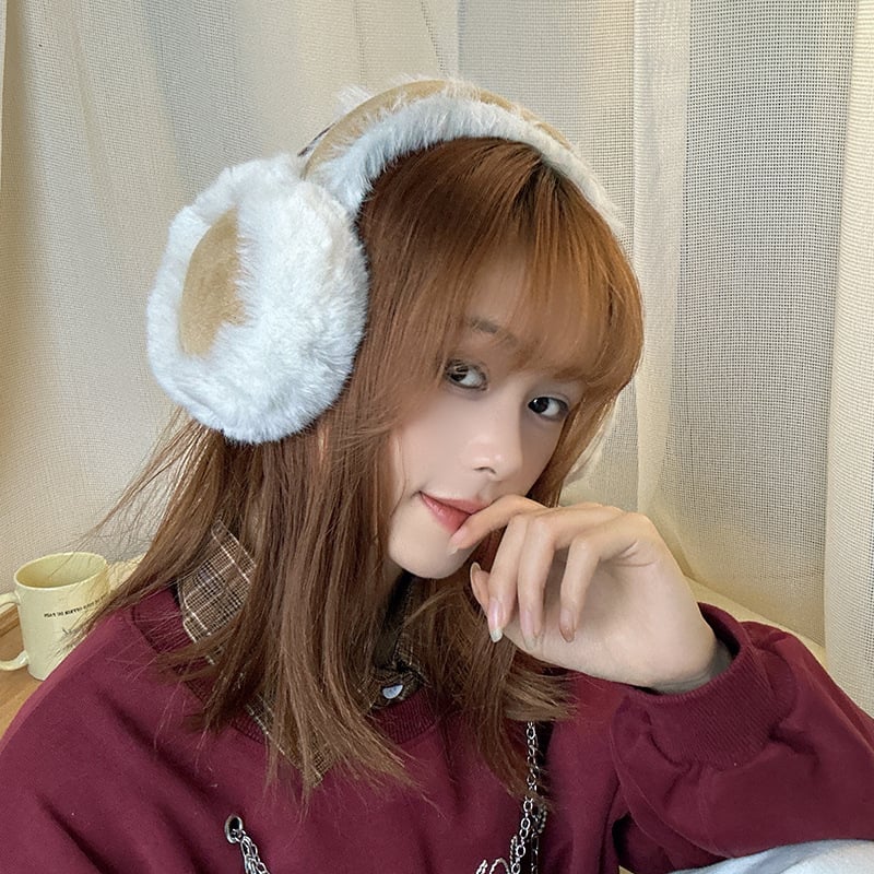 Ženske zimske plišane zaštitne za uši za vožnju biciklom, tople i otporne na vjetar