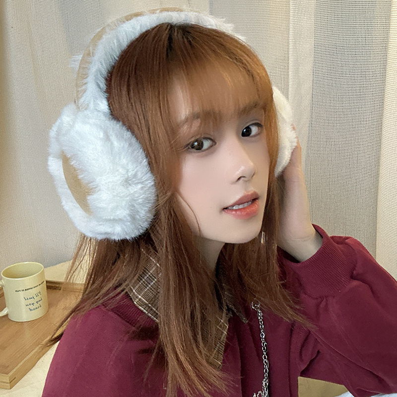 Ženske zimske plišane zaštitne za uši za vožnju biciklom, tople i otporne na vjetar