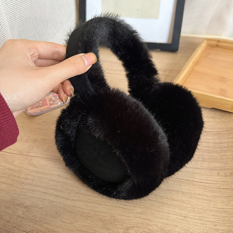 Ženske zimske plišane zaštitne za uši za vožnju biciklom, tople i otporne na vjetar