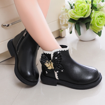 Dječje Mary Jane cipele za djevojčice - Gornji materijal: umjetna koža, Đon: prirodna guma, Bočni zatvarač (zip), Za djevojčice uzrasta 1–3 godine