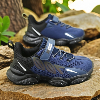 Dječje tenisice za trčanje s mrežastim gornjim dijelom – prozračne, lagane, EVA potplat, zatvaranje na Velcro