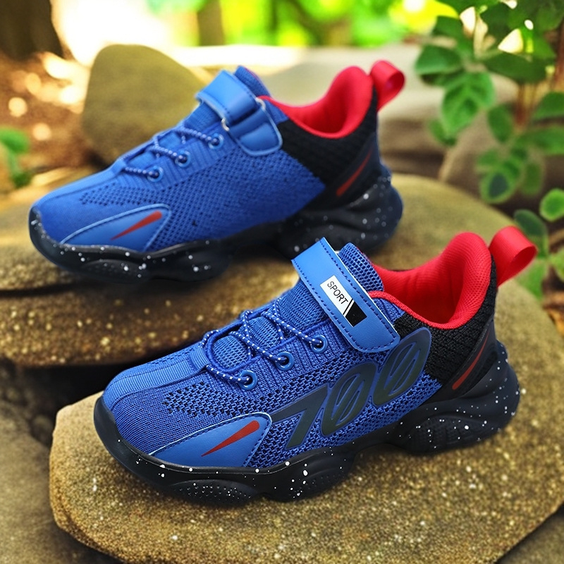 Dječje tenisice za trčanje s mrežastim gornjim dijelom – prozračne, lagane, EVA potplat, zatvaranje na Velcro