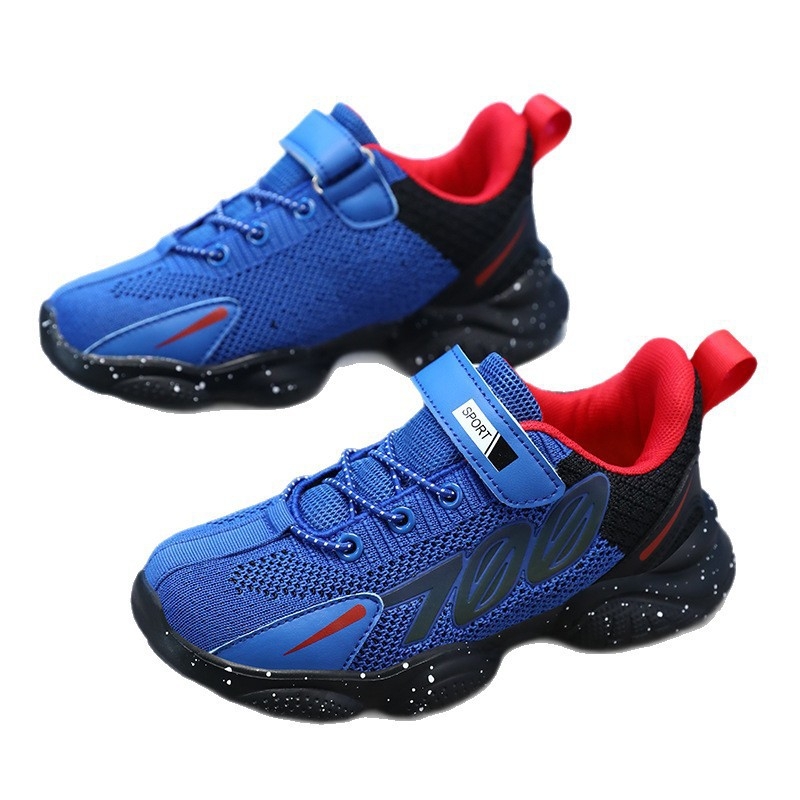 Dječje tenisice za trčanje s mrežastim gornjim dijelom – prozračne, lagane, EVA potplat, zatvaranje na Velcro