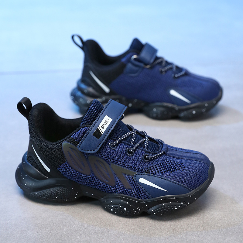 Dječje tenisice za trčanje s mrežastim gornjim dijelom – prozračne, lagane, EVA potplat, zatvaranje na Velcro