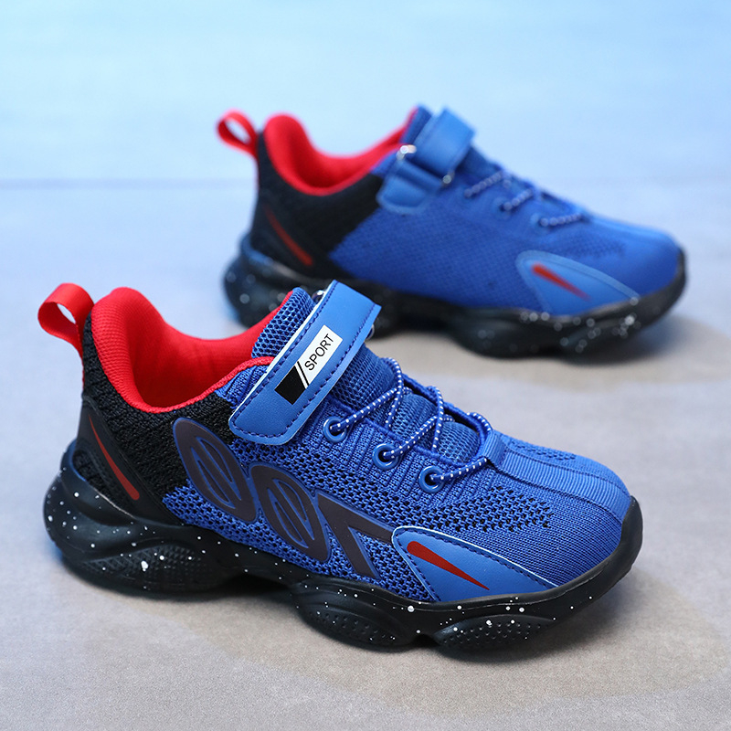 Dječje tenisice za trčanje s mrežastim gornjim dijelom – prozračne, lagane, EVA potplat, zatvaranje na Velcro