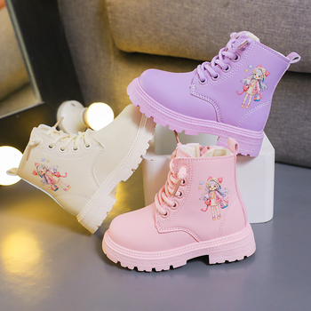 Dječje Martin čizme od umjetne kože, za dob 4–12 godina, kod ABK-2305