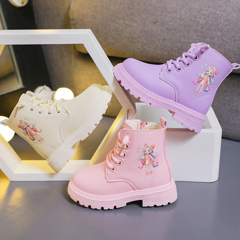 Dječje Martin čizme od umjetne kože, za dob 4–12 godina, kod ABK-2305