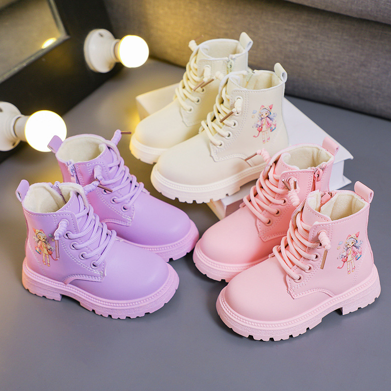 Dječje Martin čizme od umjetne kože, za dob 4–12 godina, kod ABK-2305