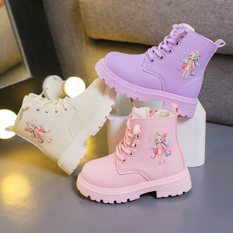 Dječje Martin čizme od umjetne kože, za dob 4–12 godina, kod ABK-2305