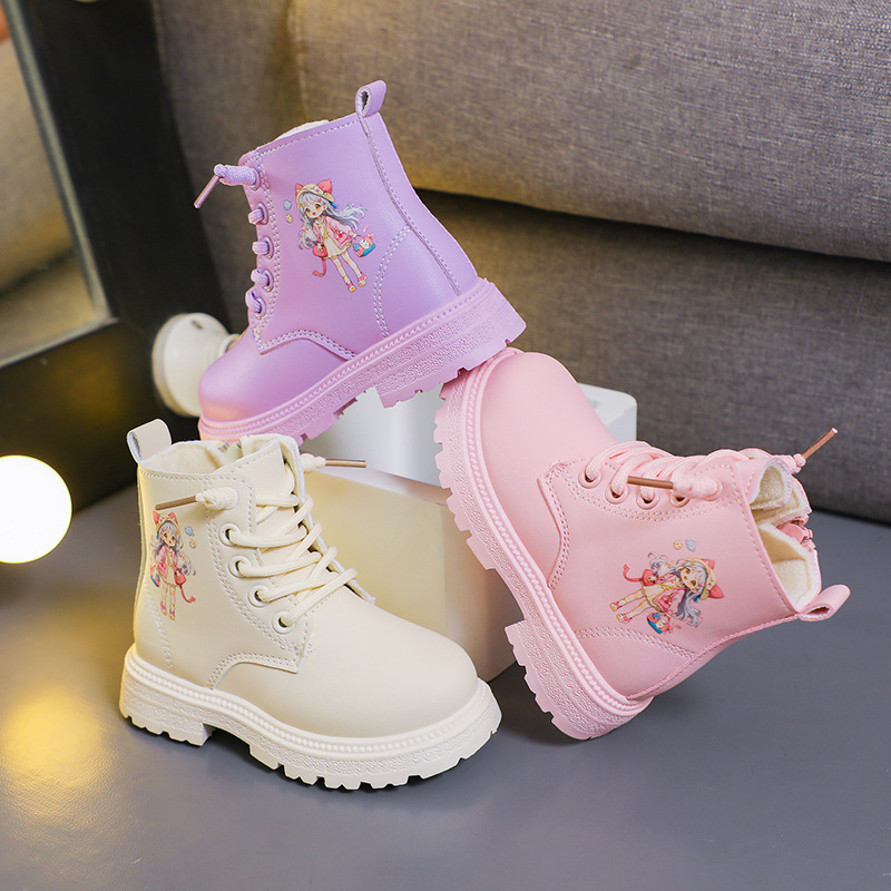 Dječje Martin čizme od umjetne kože, za dob 4–12 godina, kod ABK-2305