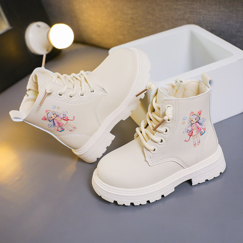 Dječje Martin čizme od umjetne kože, za dob 4–12 godina, kod ABK-2305